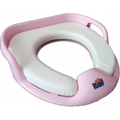 Сиденье-вкладыш детское мягкое Baby boss розовое (1/7)