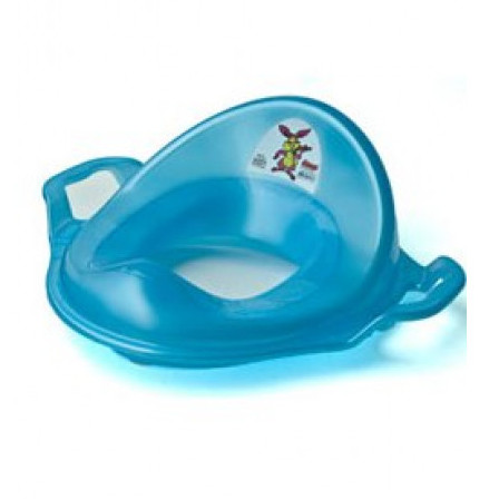 Сиденье-вкладыш детское с ручками пластик ГОЛУБОЕ (1/15)