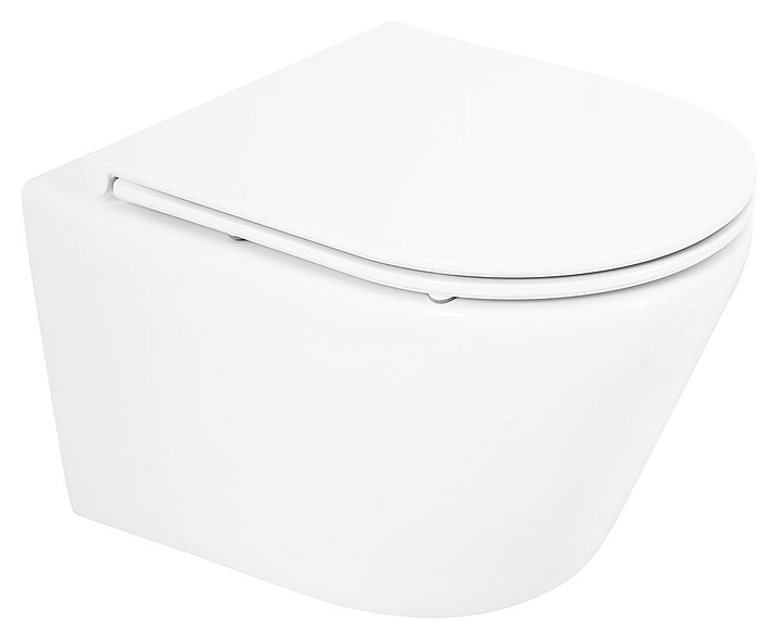 Унитаз подвесной безободковый BELBAGNO TRE с сиденьем Soft-Close BB8001CHR/SC