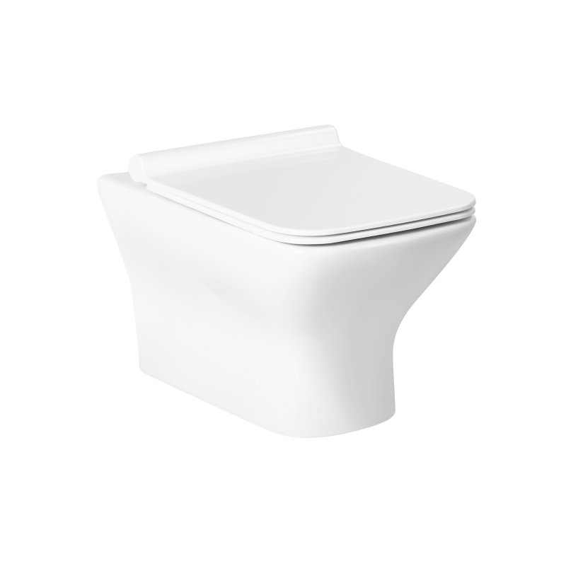 BELBAGNO ROMANO Чаша унитаза подвесного безободкового, BB248CHR-SM (без сидения)