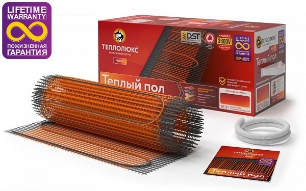 Мат нагревательный "Теплолюкс" ProfiMat  630 Вт/3,5 кв.м