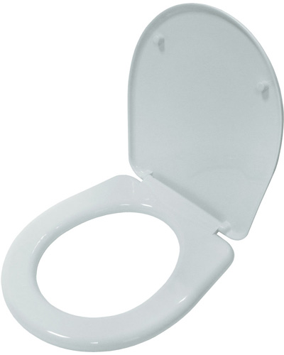 Сиденье для унитаза "Лира" Голубовато белый