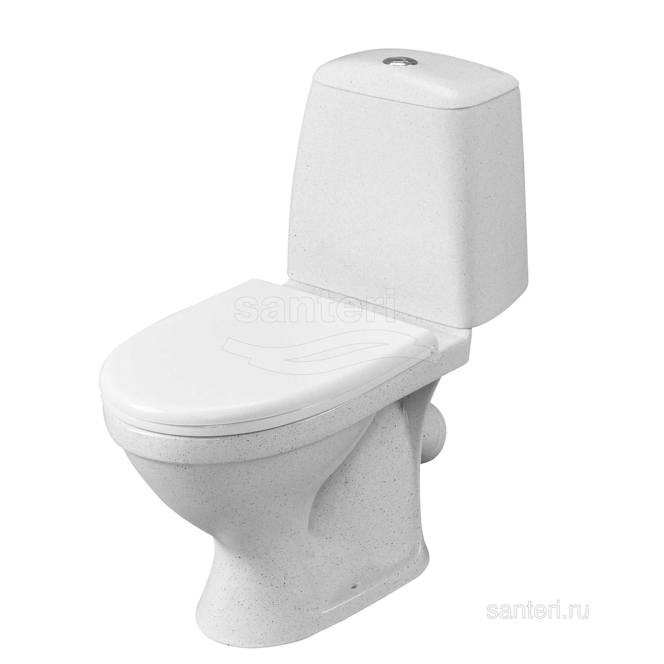 Унитаз-компакт "Соната" КРАП на белом /Santeri/