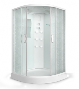 *Душ. кабина 90x90x215 MIRWELL MRL095-33 низкий поддон. Матовая ПОЛНЫЙ ФАРШ**