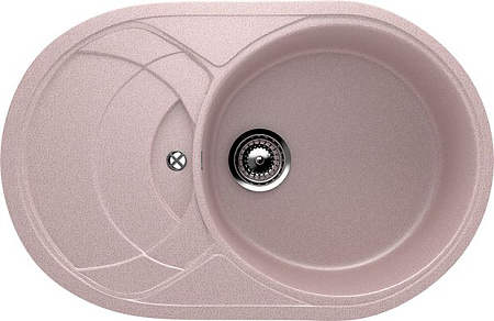 *U110-315 Мойка Ulgran 780*500 овал РОЗОВАЯ** 